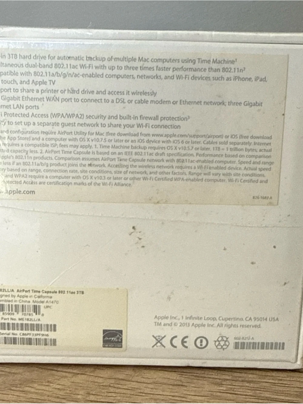 Apple AirPort Time Capsule 3TB External Hard Drive A1470 Factory Sealed NEW